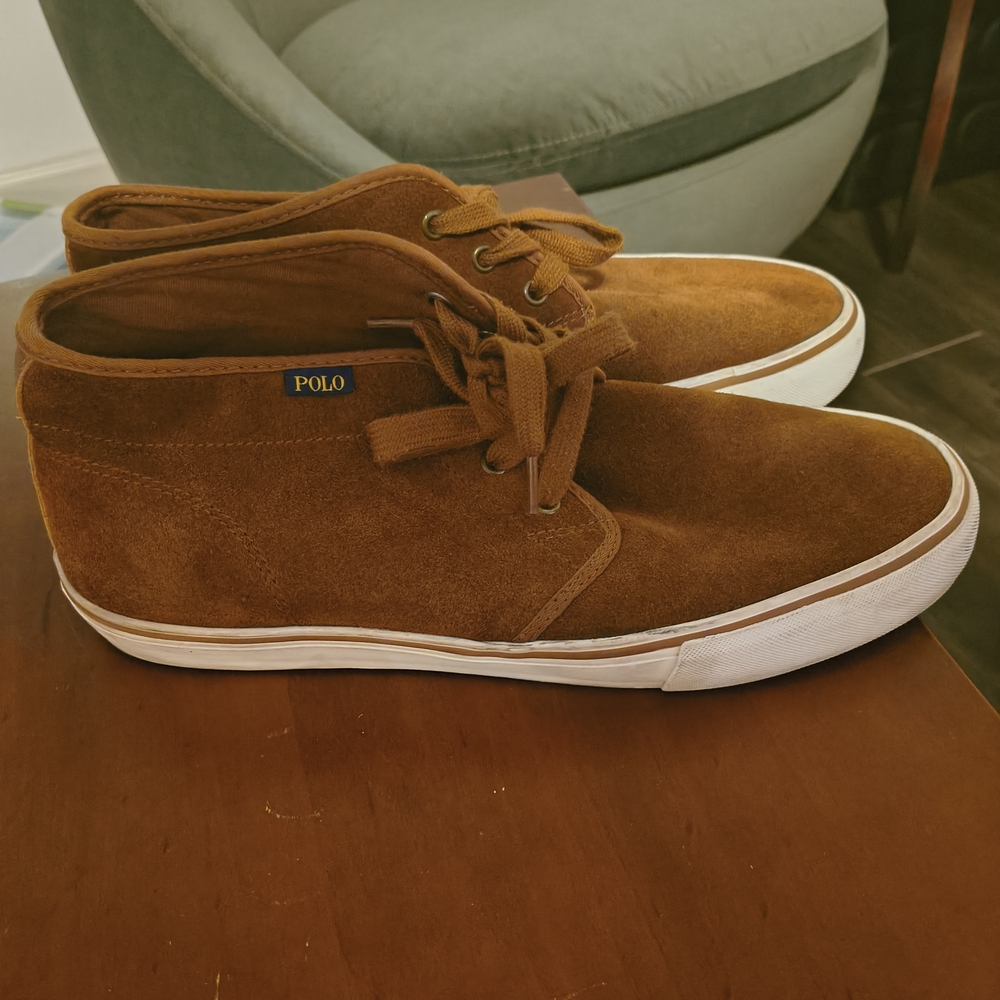 Polo by Ralph Lauren Men's Tan Suede Chukka Boots